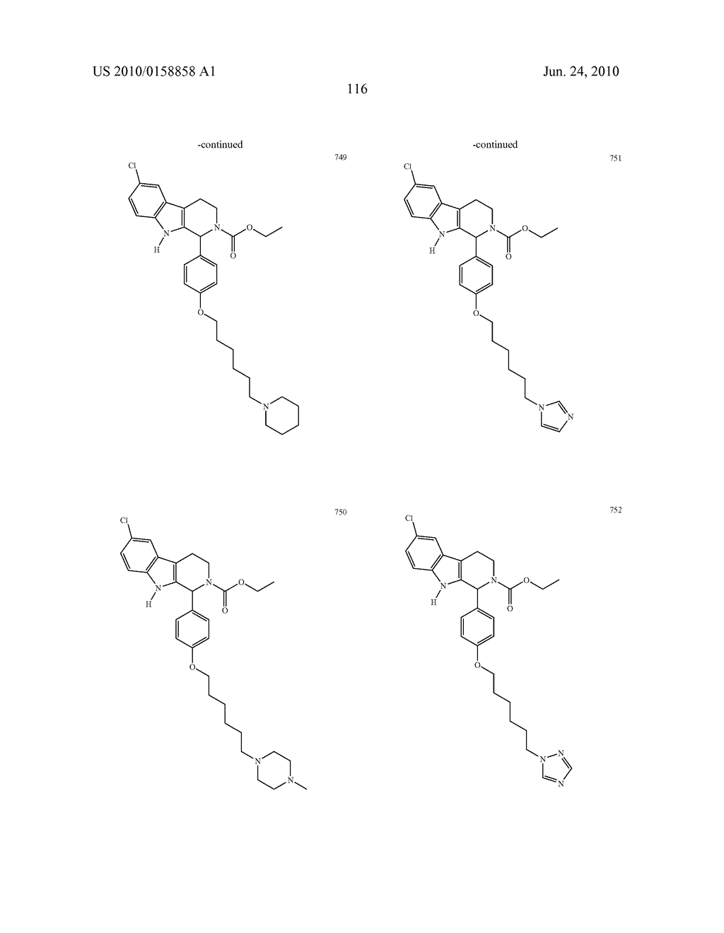 ADMINISTRATION OF CARBOLINE DERIVATIVES USEFUL IN THE TREATMENT OF CANCER AND OTHER DISEASES - diagram, schematic, and image 122