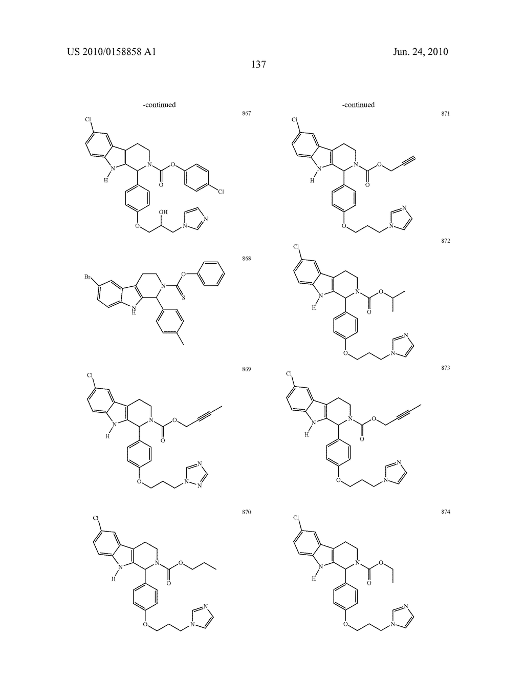 ADMINISTRATION OF CARBOLINE DERIVATIVES USEFUL IN THE TREATMENT OF CANCER AND OTHER DISEASES - diagram, schematic, and image 143