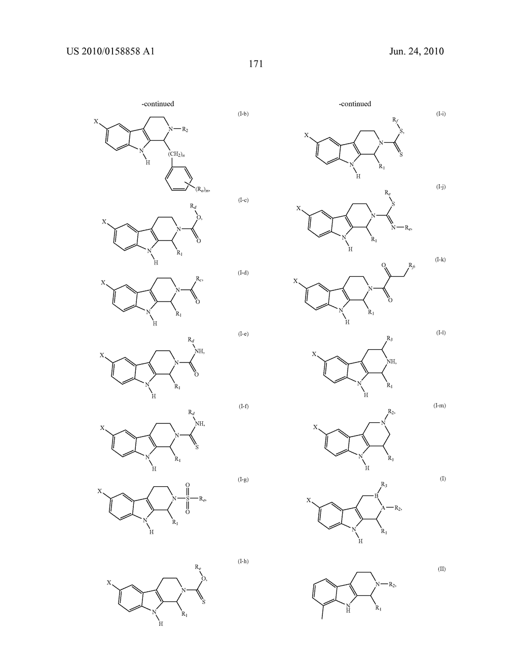 ADMINISTRATION OF CARBOLINE DERIVATIVES USEFUL IN THE TREATMENT OF CANCER AND OTHER DISEASES - diagram, schematic, and image 177