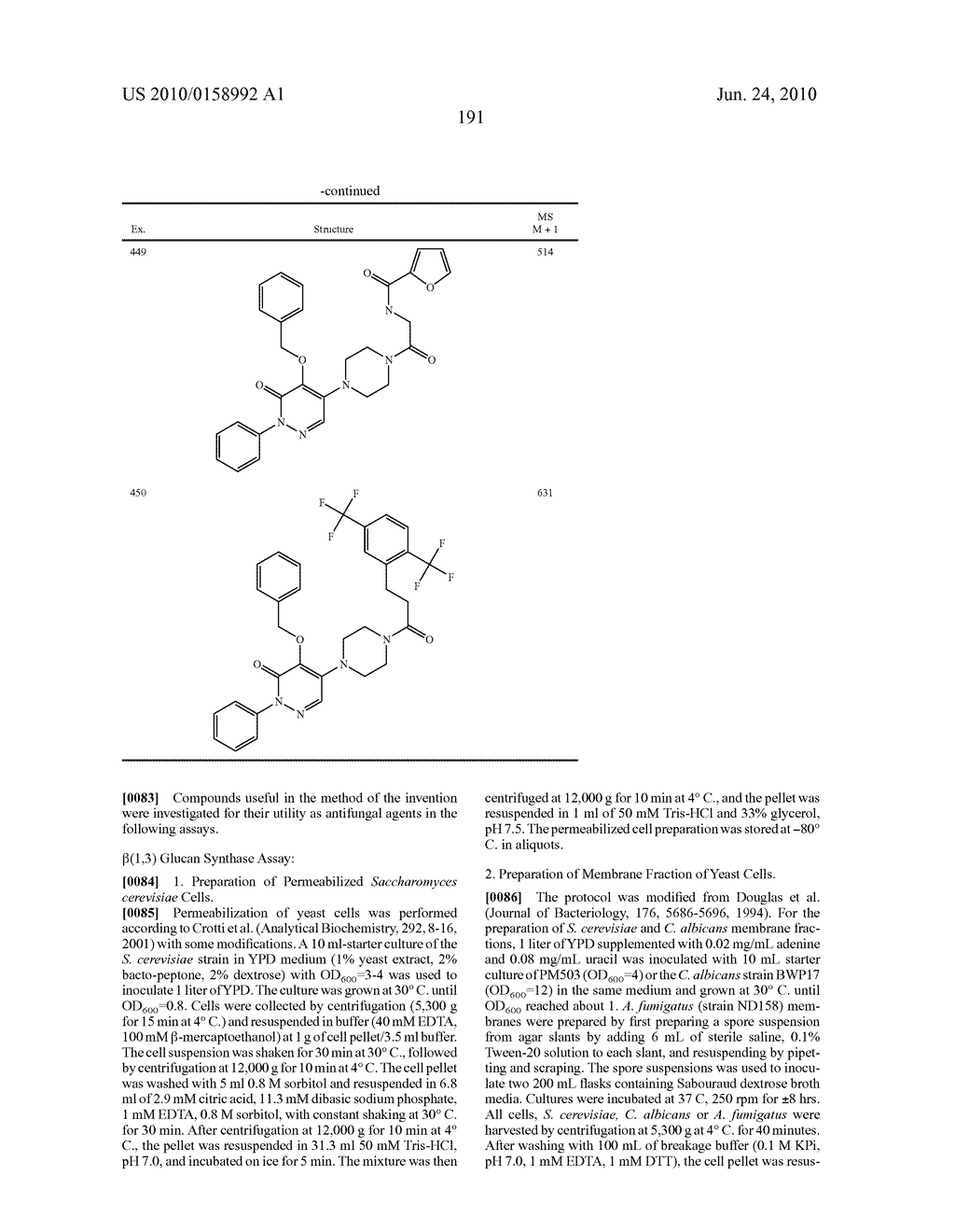 PIPERAZINE-SUBSTITUTED PYRIDAZINONE DERIVATIVES USEFUL AS GLUCAN SYNTHASE INHIBITORS - diagram, schematic, and image 192