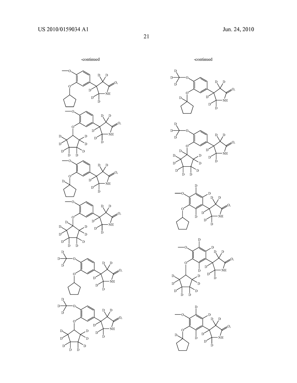 PYRROLIDINONE INHIBITORS OF PDE-4 - diagram, schematic, and image 22