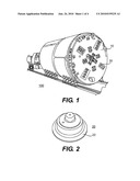 Wear component with a carburized case diagram and image