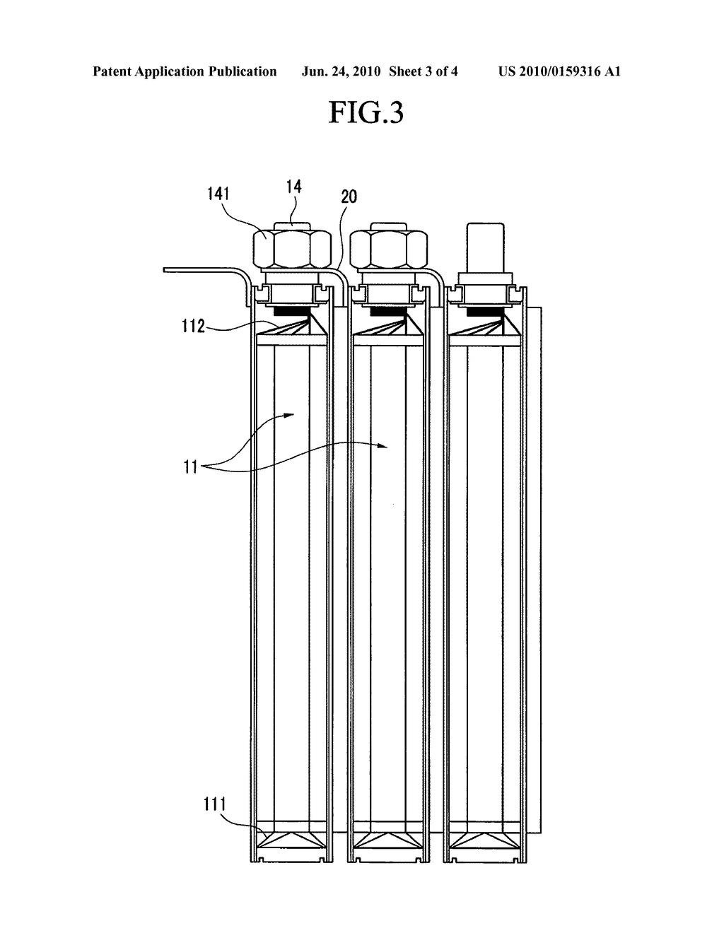 Secondary battery module - diagram, schematic, and image 04