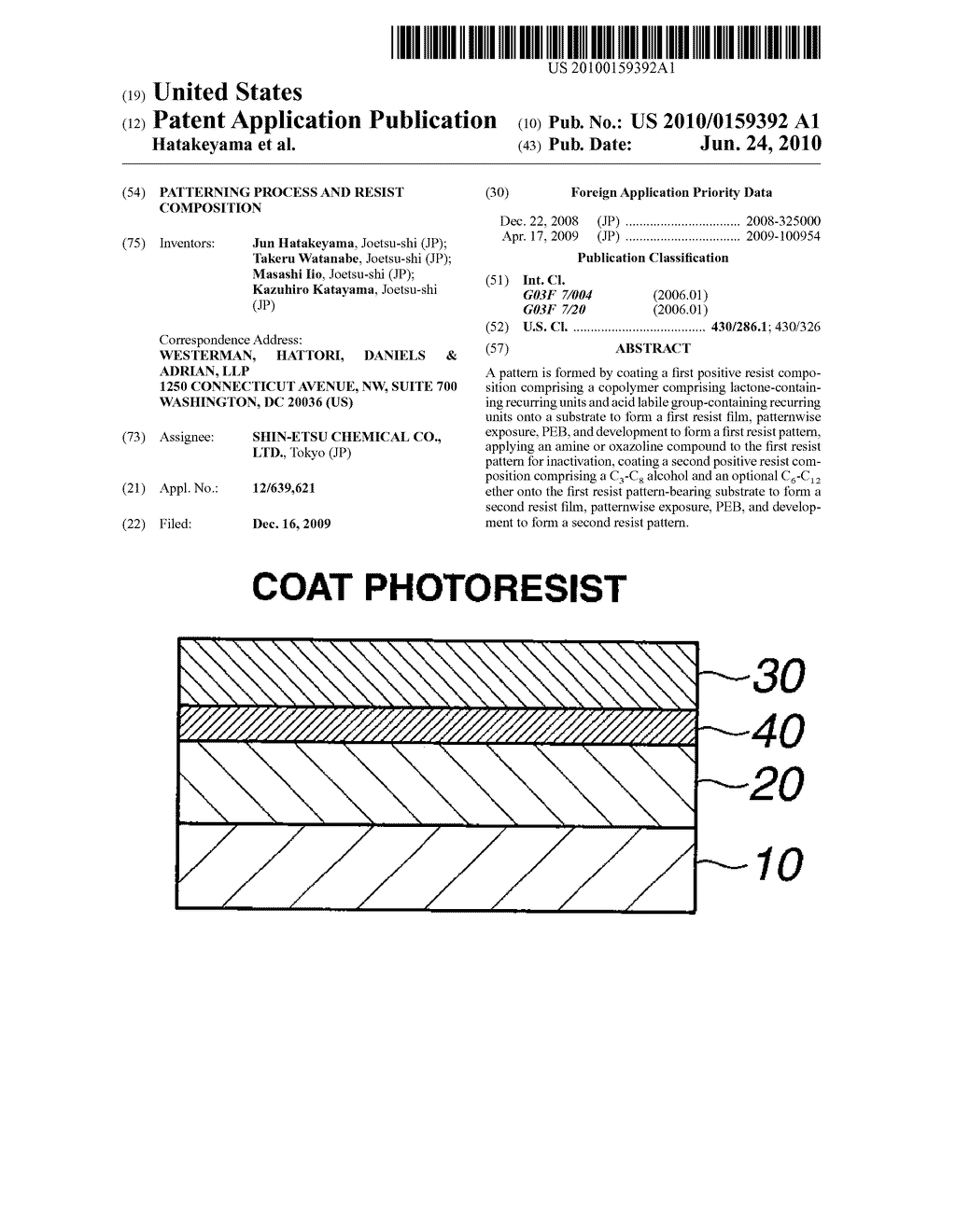 PATTERNING PROCESS AND RESIST COMPOSITION - diagram, schematic, and image 01