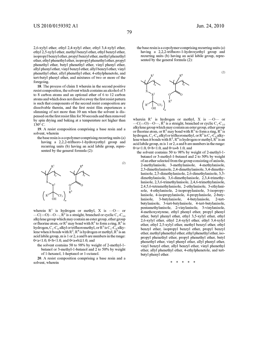 PATTERNING PROCESS AND RESIST COMPOSITION - diagram, schematic, and image 92