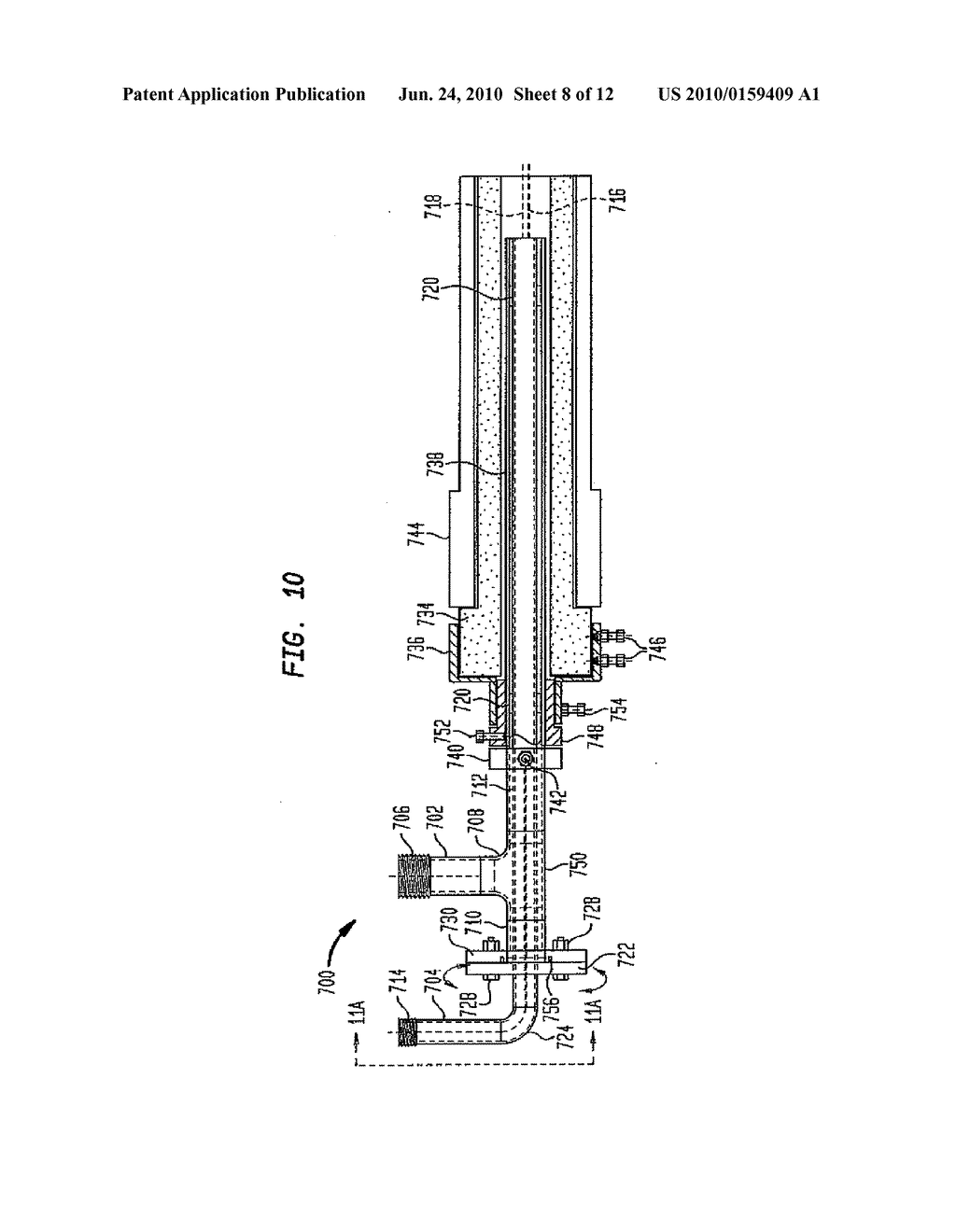 NON-CENTRIC OXY-FUEL BURNER FOR GLASS MELTING SYSTEMS - diagram, schematic, and image 09