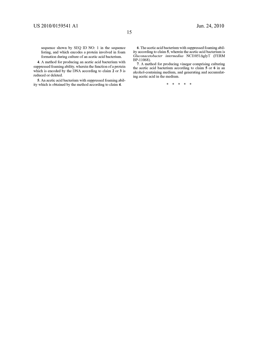 GENE ASSOCIATED WITH FOAM FORMATION OF ACETIC ACID BACTERIUM, ACETIC ACID BACTERIUM BRED BY MODIFYING THE GENE AND METHOD FOR PRODUCING VINEGAR USING THE ACETIC ACID BACTERIUM - diagram, schematic, and image 22