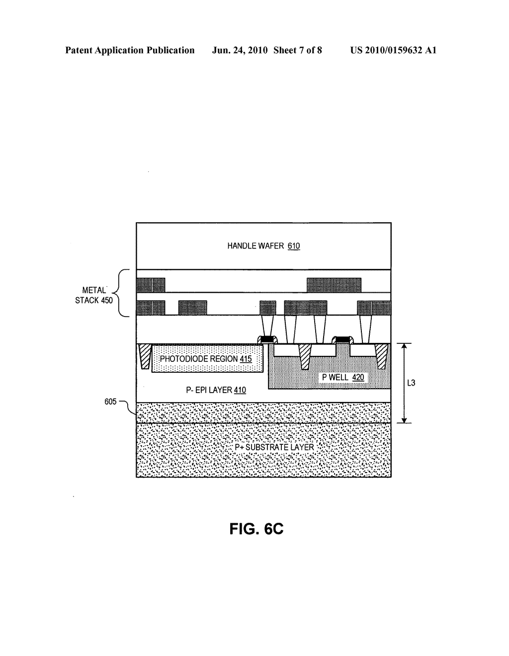 TECHNIQUE FOR FABRICATION OF BACKSIDE ILLUMINATED IMAGE SENSOR - diagram, schematic, and image 08