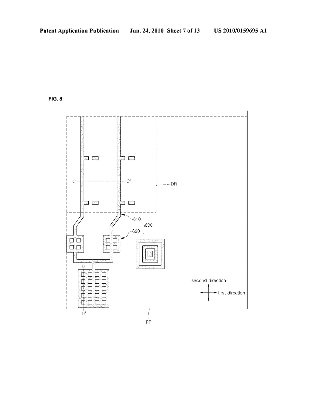 METHOD OF FABRICATING DISPLAY DEVICE - diagram, schematic, and image 08