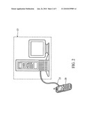 CELLULAR PHONE AND PORTABLE STORAGE DEVICE USING THE SAME diagram and image