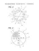 HEXAGONAL-CELL HONEYCOMB CARRIER BODY AND HEXAGONAL-CELL HONEYCOMB CATALYST BODY diagram and image