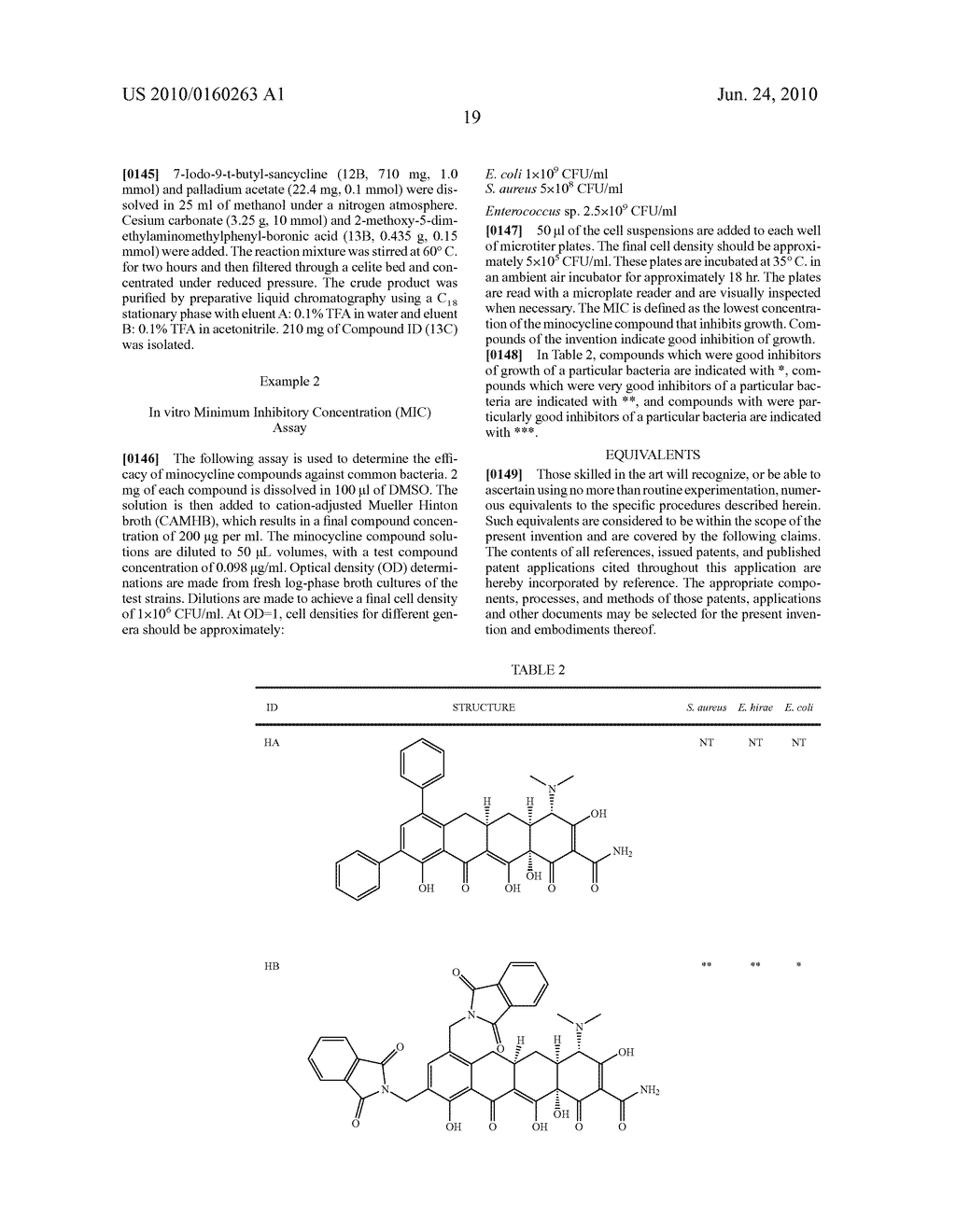 7,9-SUBSTITUTED TETRACYCLINE COMPOUNDS - diagram, schematic, and image 20