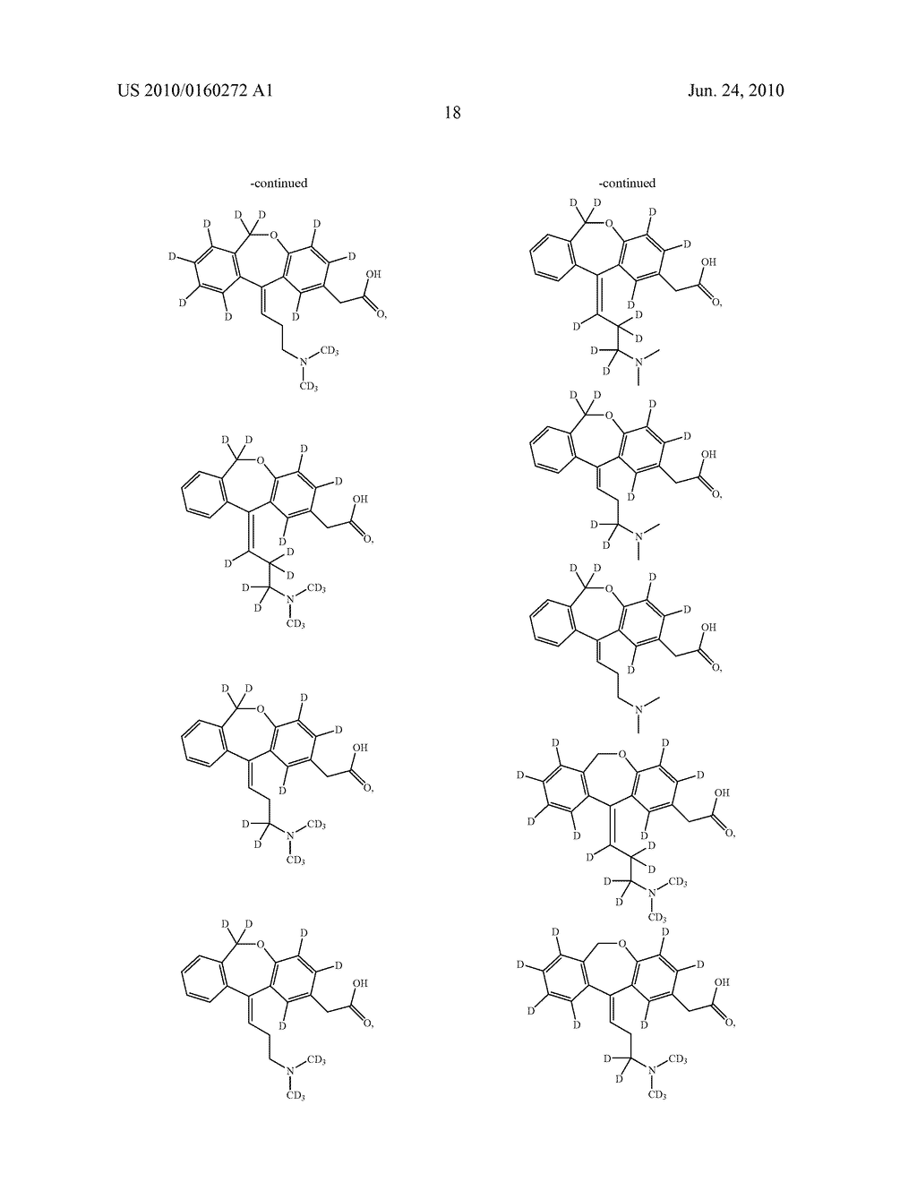 OXEPINE MODULATORS OF H1 RECEPTORS AND/OR INHIBITORS OF MAST CELL DEGRANULATION - diagram, schematic, and image 19