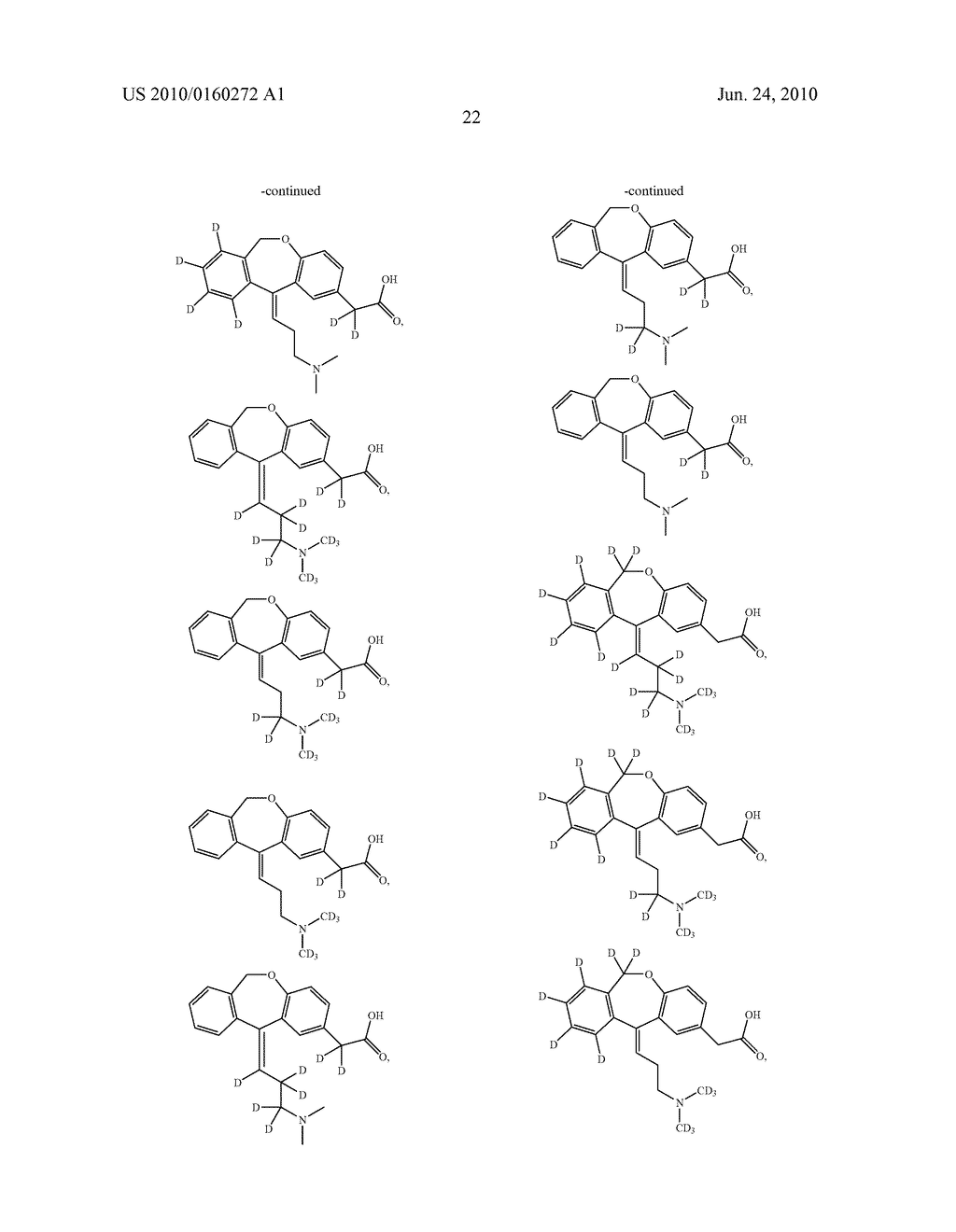 OXEPINE MODULATORS OF H1 RECEPTORS AND/OR INHIBITORS OF MAST CELL DEGRANULATION - diagram, schematic, and image 23