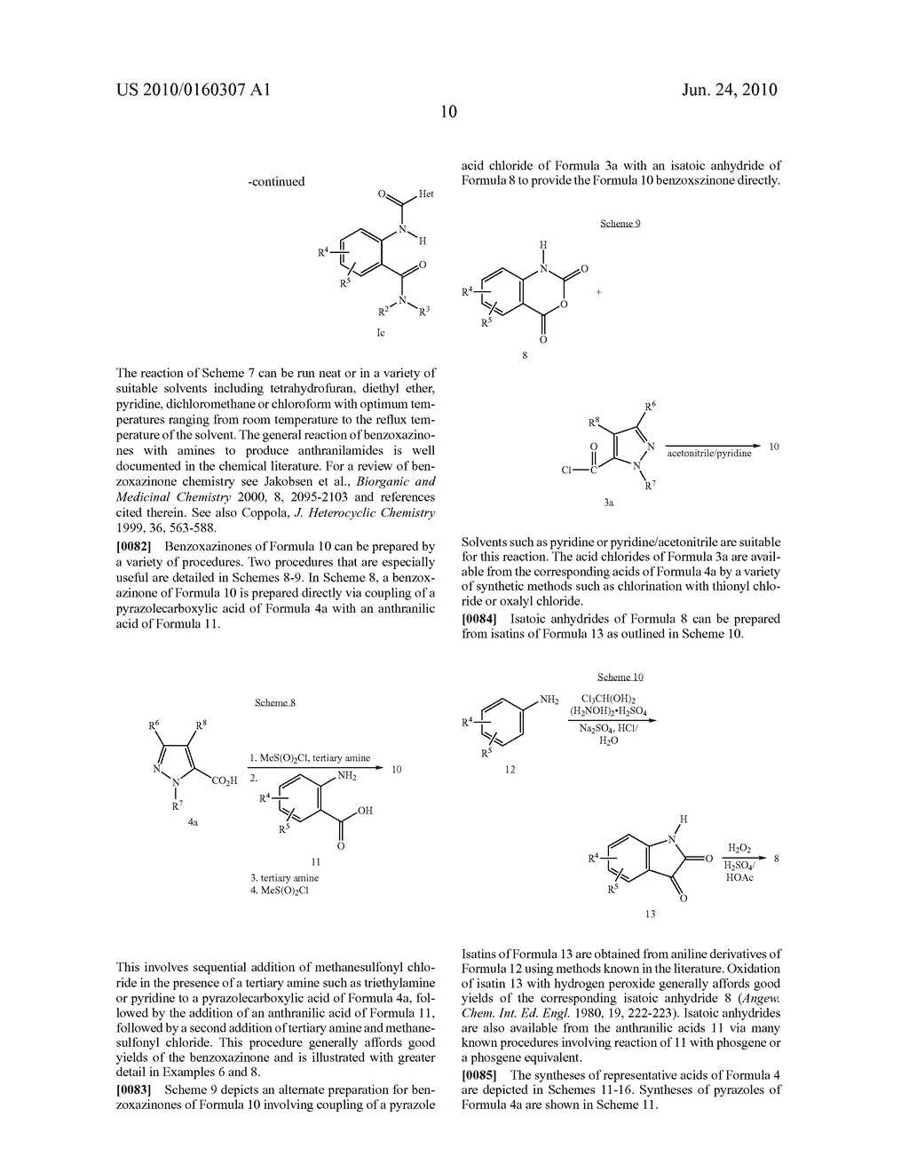 METHOD FOR CONTROLLING PARTICULAR INSECT PESTS BY APPLYING ANTHRANILAMIDE COMPOUNDS - diagram, schematic, and image 11