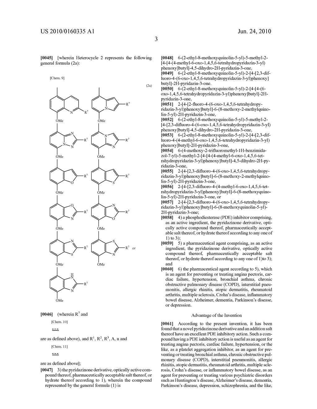 PYRIDAZINONE DERIVATIVE AND PDE INHIBITOR CONTAINING THE SAME AS ACTIVE INGREDIENT - diagram, schematic, and image 04