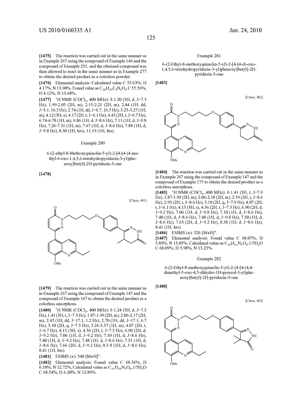 PYRIDAZINONE DERIVATIVE AND PDE INHIBITOR CONTAINING THE SAME AS ACTIVE INGREDIENT - diagram, schematic, and image 126