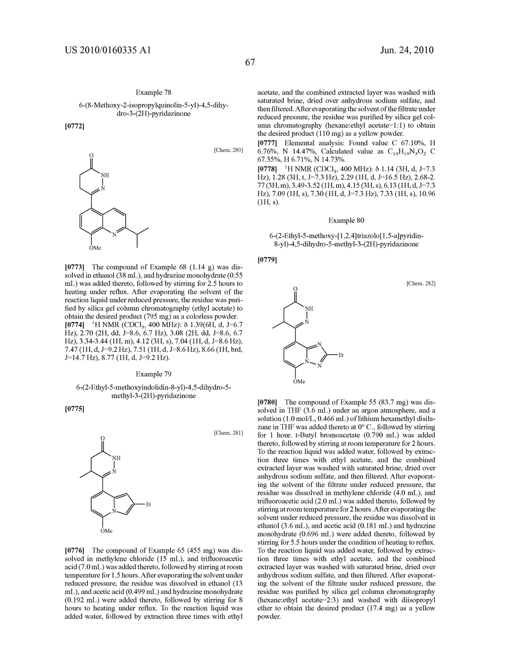 PYRIDAZINONE DERIVATIVE AND PDE INHIBITOR CONTAINING THE SAME AS ACTIVE INGREDIENT - diagram, schematic, and image 68