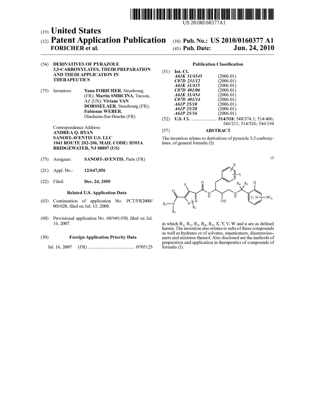 DERIVATIVES OF PYRAZOLE 3,5-CARBOXYLATES, THEIR PREPARATION AND THEIR APPLICATION IN THERAPEUTICS - diagram, schematic, and image 01