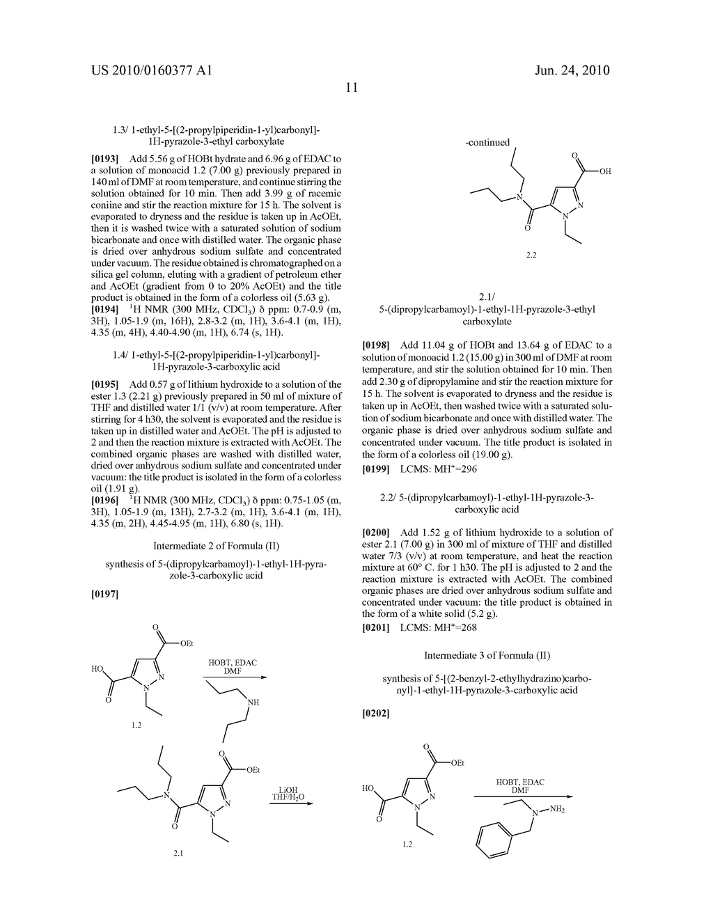 DERIVATIVES OF PYRAZOLE 3,5-CARBOXYLATES, THEIR PREPARATION AND THEIR APPLICATION IN THERAPEUTICS - diagram, schematic, and image 12