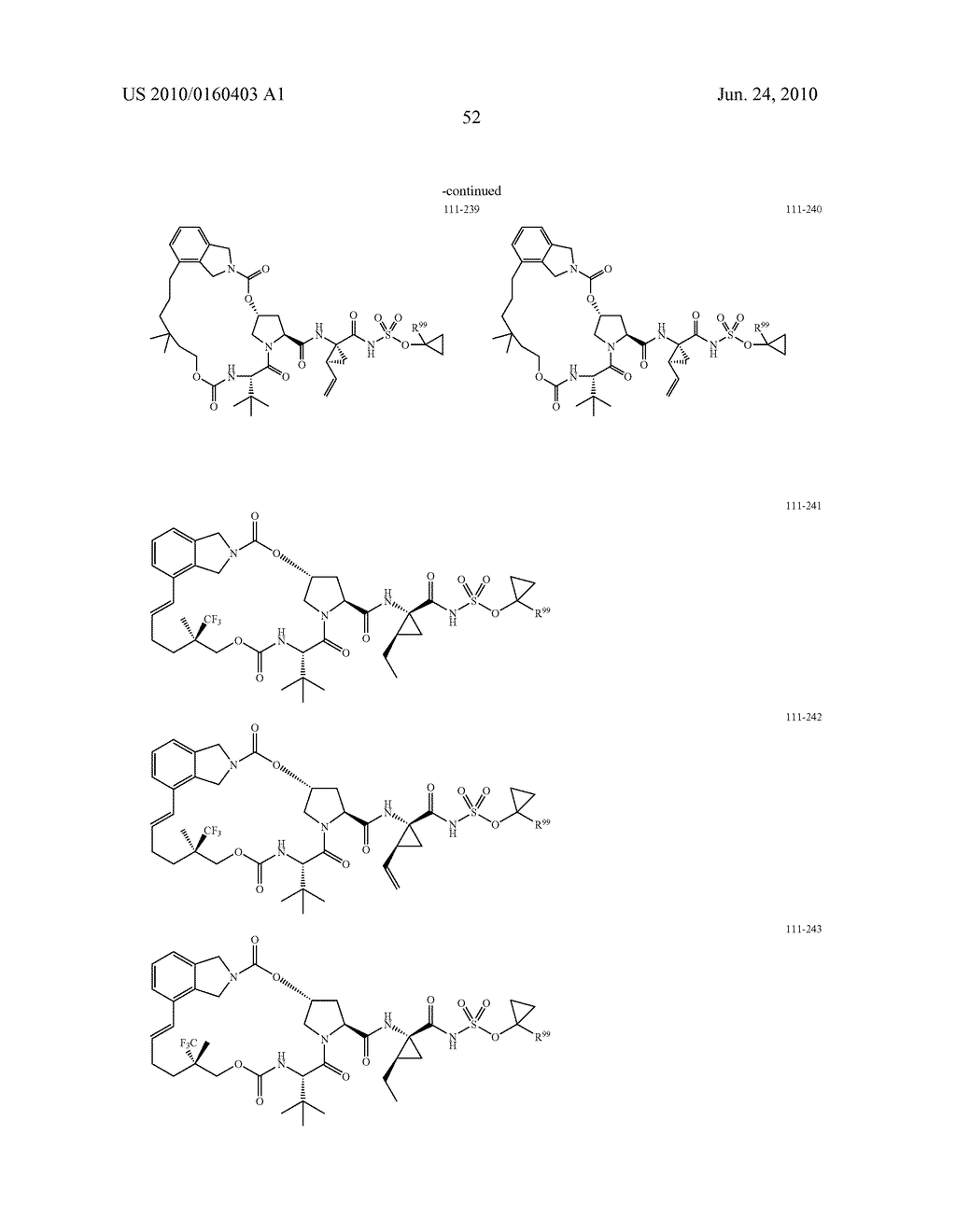 HCV NS3 PROTEASE INHIBITORS - diagram, schematic, and image 53