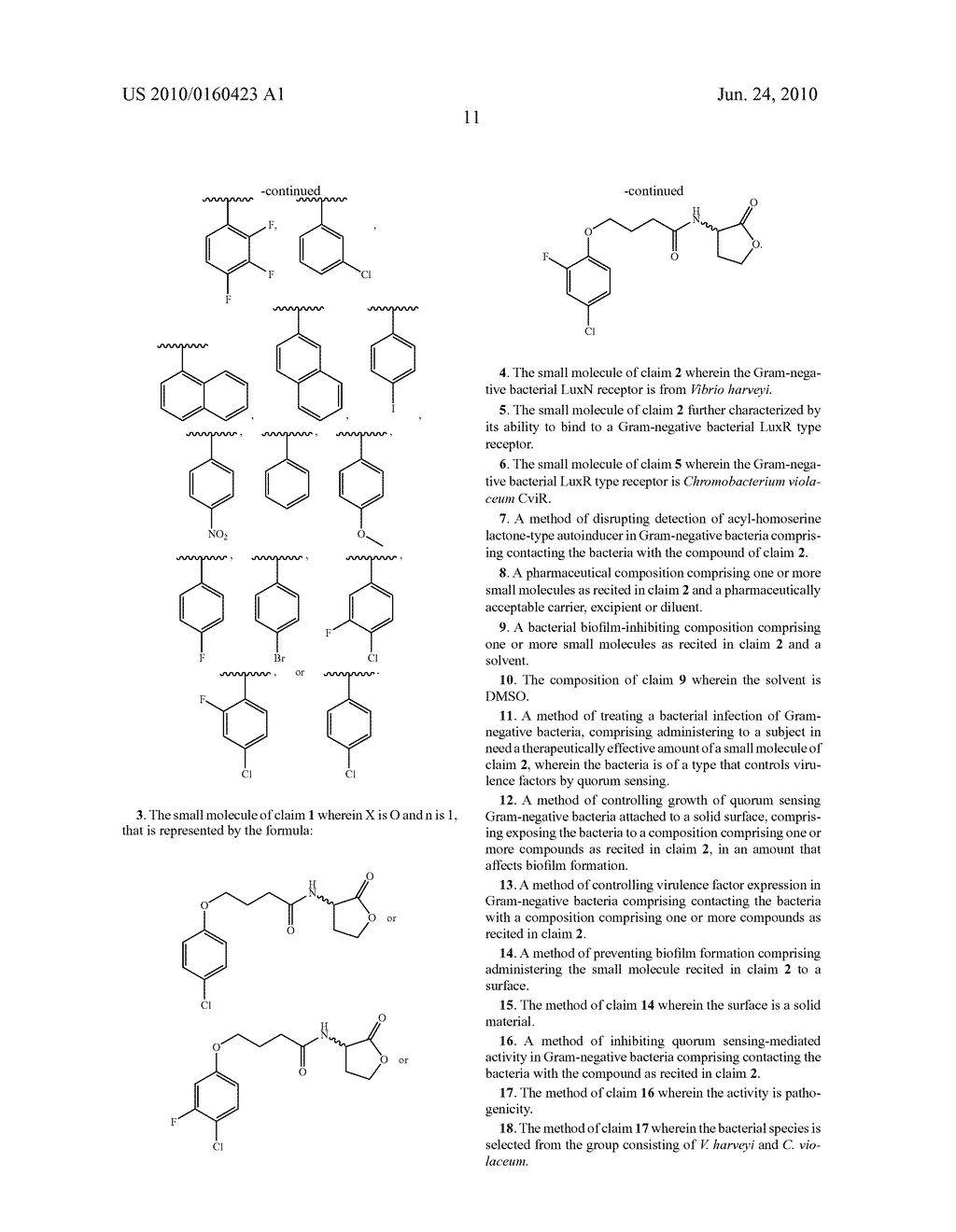 SMALL MOLECULE ANTAGONISTS OF BACTERIAL QUORUM-SENSING RECEPTORS - diagram, schematic, and image 24