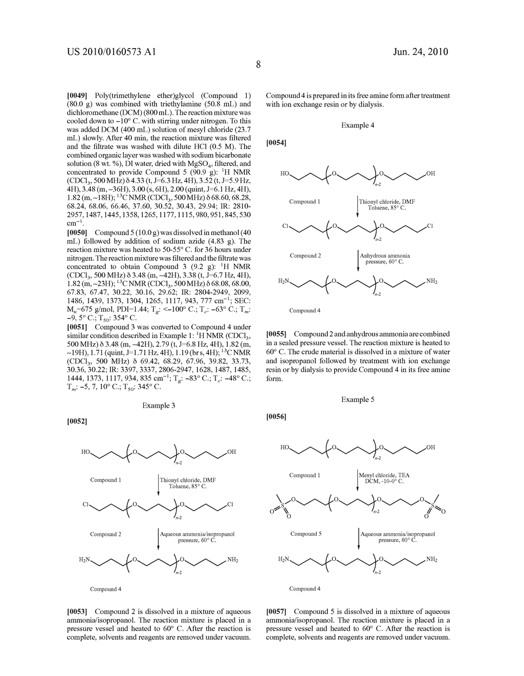 LINEAR AMINE FUNCTIONALIZED POLY(TRIMETHYLENE ETHER) COMPOSITIONS - diagram, schematic, and image 09