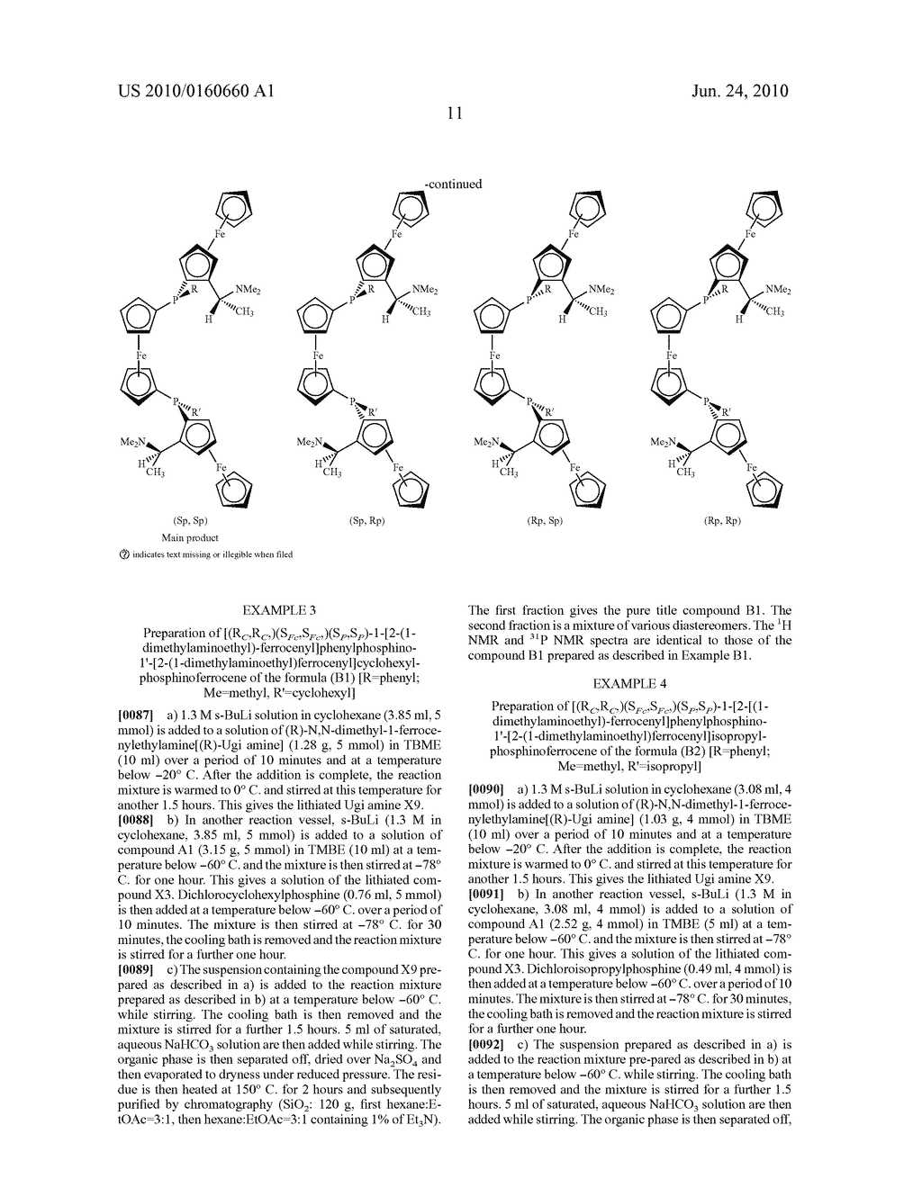 BIS(FERROCENYLPHOSPHINO) FERROCENE LIGANDS USED IN ASSYMETRIC HYDROGENATION REACTIONS - diagram, schematic, and image 12