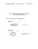 TWO-PART BONE CEMENT COMPOSITE CONTAINING PARTICLES IN A NON-UNIFORM SPATIAL DISTRIBUTION AND DEVICES FOR IMPLEMENTATION diagram and image