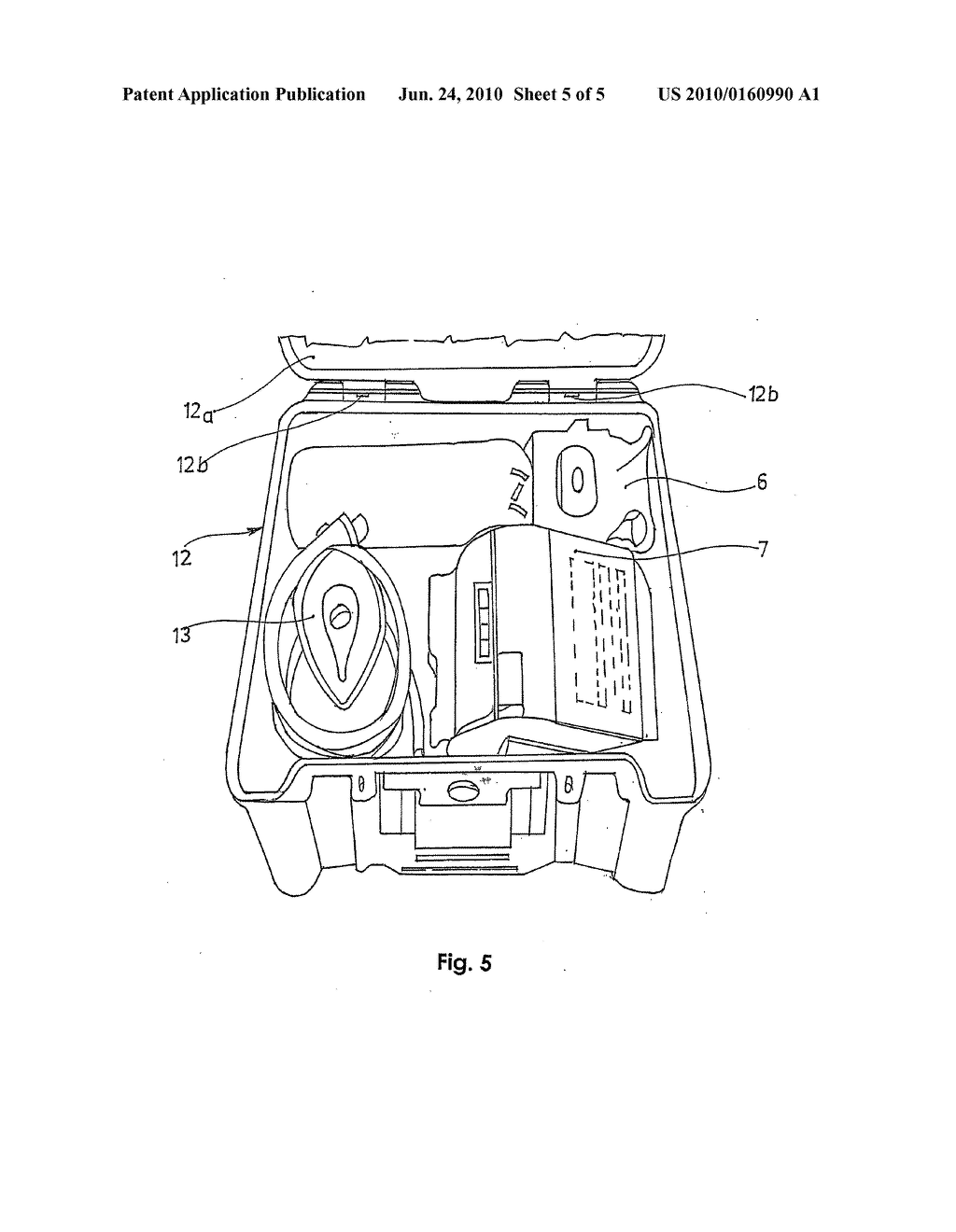 FIRST AID SYSTEM, PROCEDURE FOR ITS OPERATION, AND PORTABLE FIRST-AID DEVICE FOR USE ESPECIALLY IN THE SYSTEM - diagram, schematic, and image 06