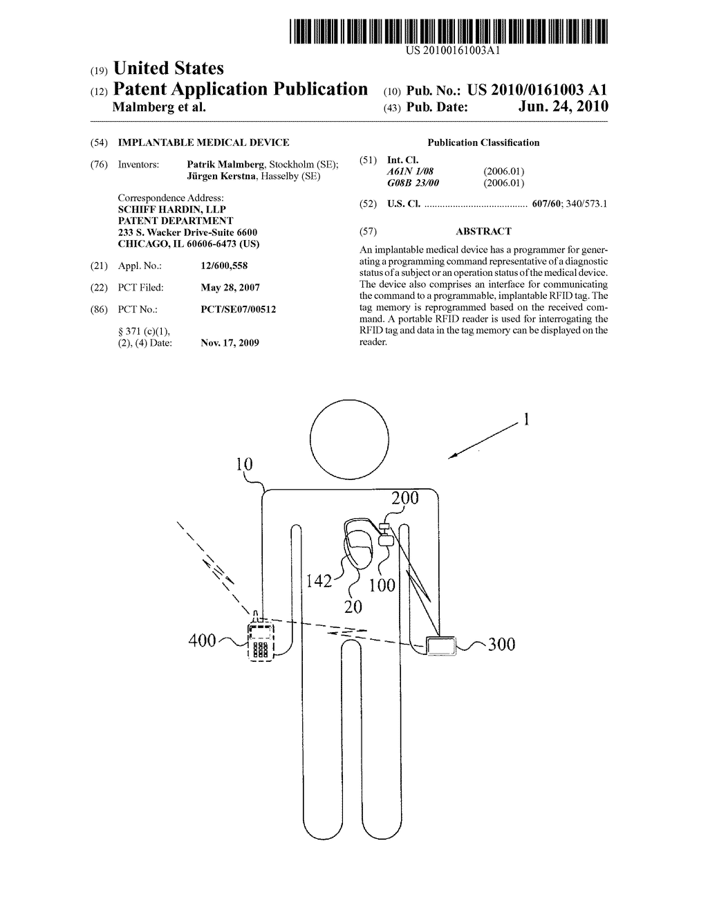 IMPLANTABLE MEDICAL DEVICE - diagram, schematic, and image 01