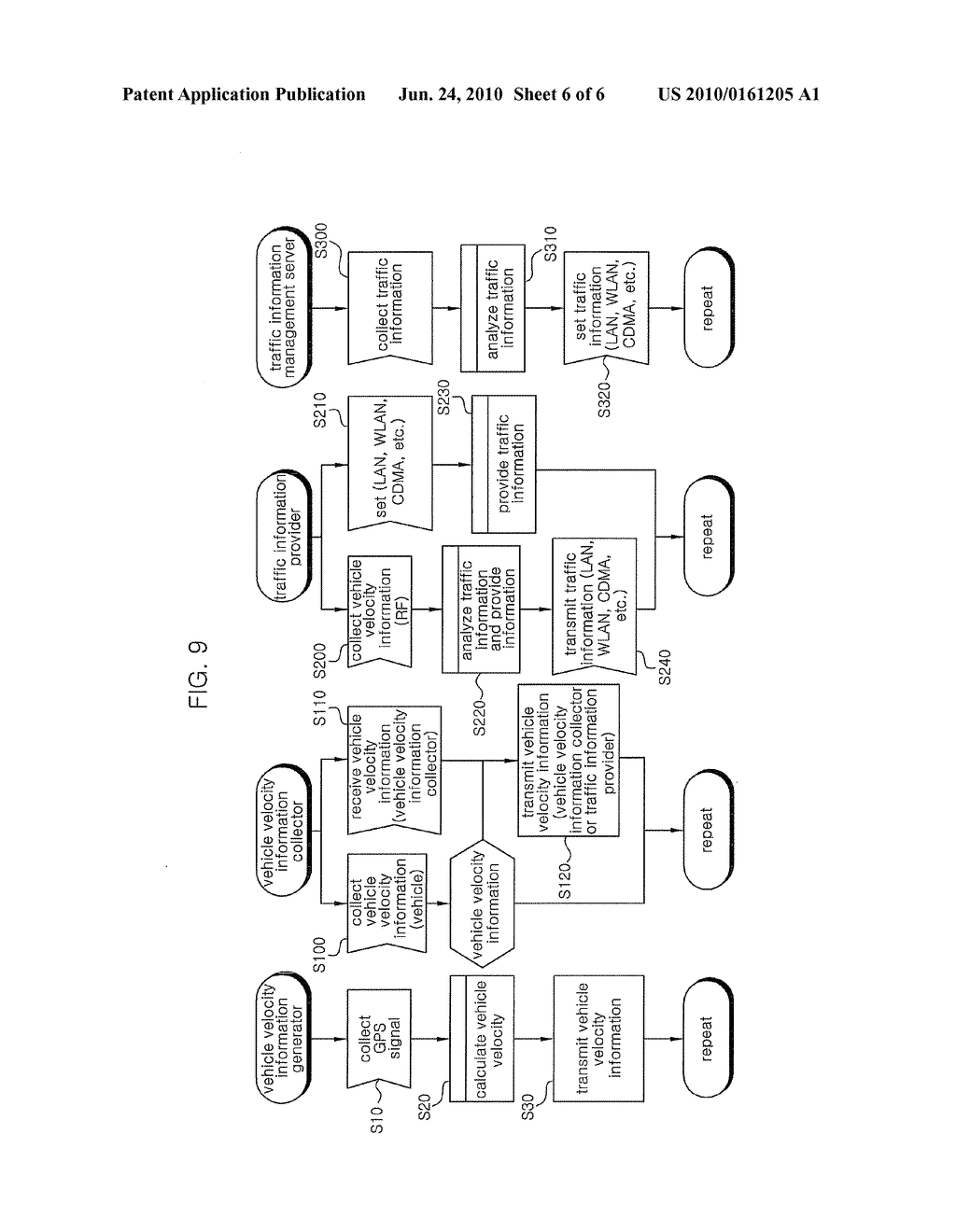 SYSTEM FOR PROVIDING REAL-TIME TRAFFIC INFORMATION USING WIRELESS NETWORK AND A METHOD THEREOF - diagram, schematic, and image 07