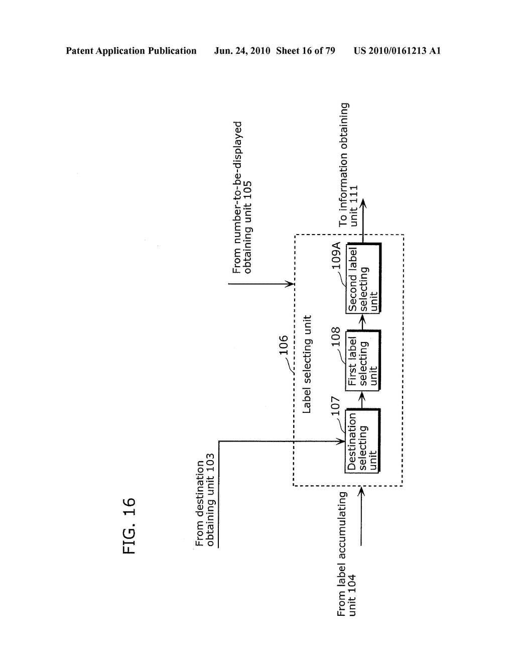 DESTINATION DISPLAY APPARATUS AND DESTINATION DISPLAY METHOD - diagram, schematic, and image 17