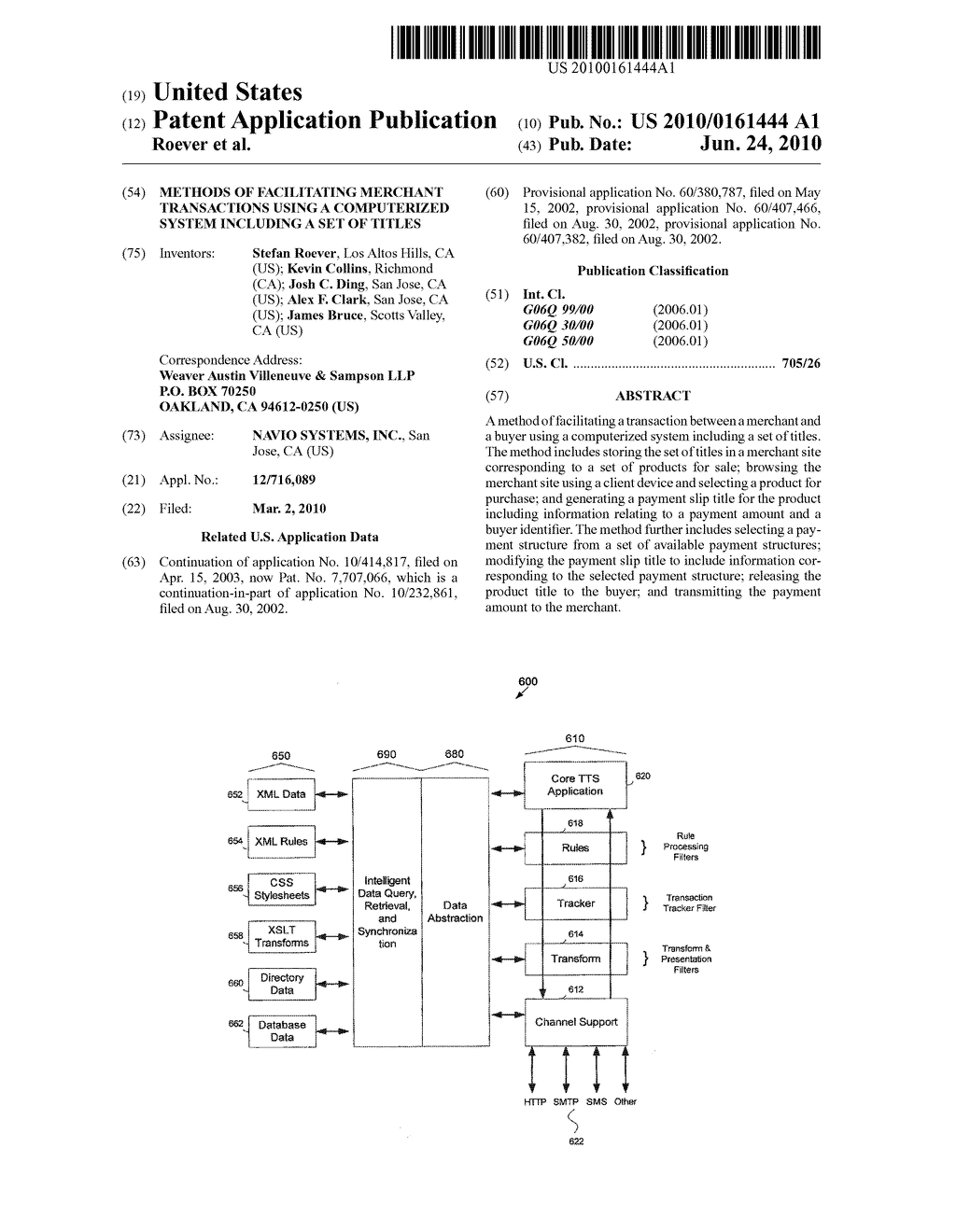 METHODS OF FACILITATING MERCHANT TRANSACTIONS USING A COMPUTERIZED SYSTEM INCLUDING A SET OF TITLES - diagram, schematic, and image 01