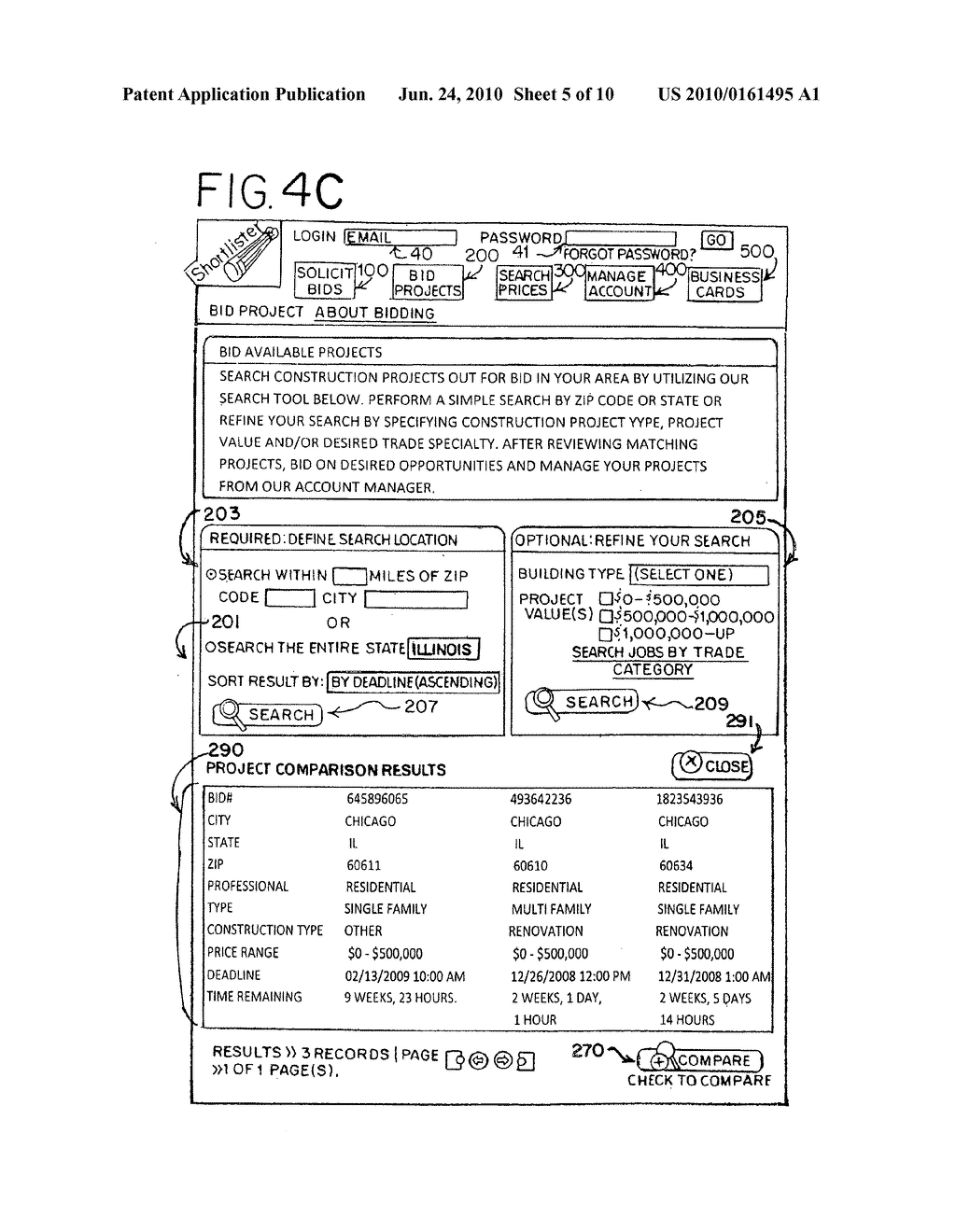 System and method for managing construction project bids and/or unit pricing data - diagram, schematic, and image 06