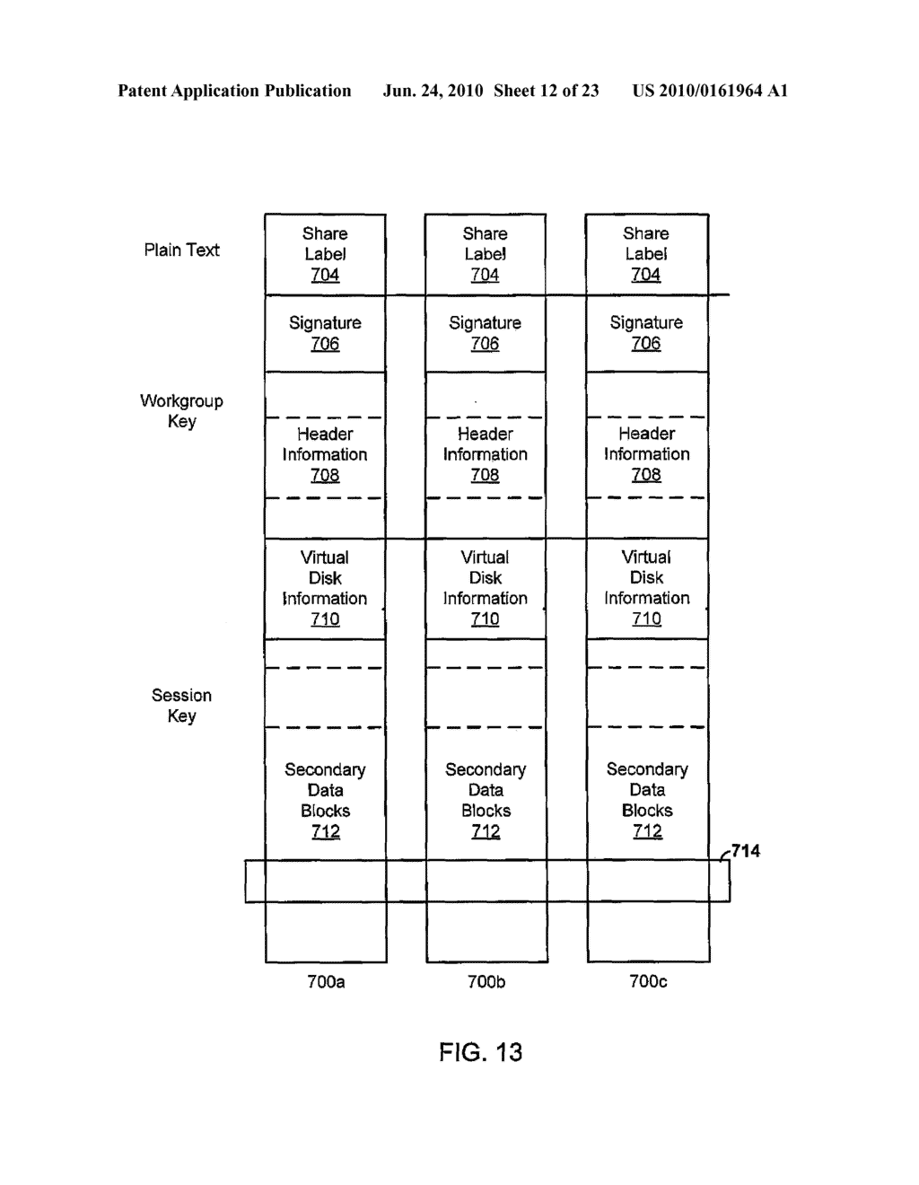 STORAGE COMMUNITIES OF INTEREST USING CRYPTOGRAPHIC SPLITTING - diagram, schematic, and image 13