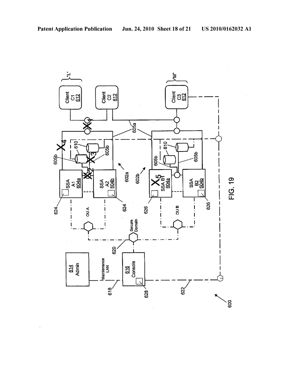 STORAGE AVAILABILITY USING CRYPTOGRAPHIC SPLITTING - diagram, schematic, and image 19