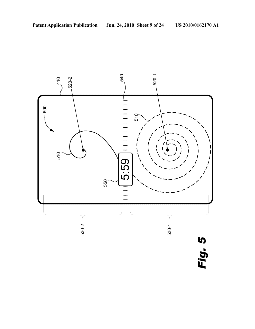 SYSTEMS AND METHODS FOR RADIAL DISPLAY OF TIME BASED INFORMATION - diagram, schematic, and image 10