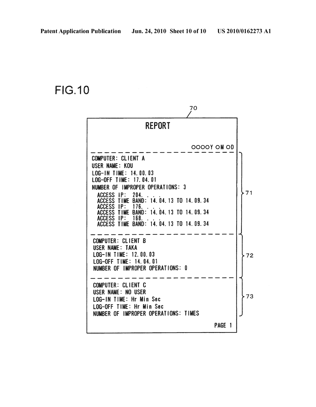 MONITORING METHOD, MONITORING SYSTEM, SYSTEM PROGRAM AND RECORDING MEDIUM HAVING PROGRAM RECORDED THEREON - diagram, schematic, and image 11