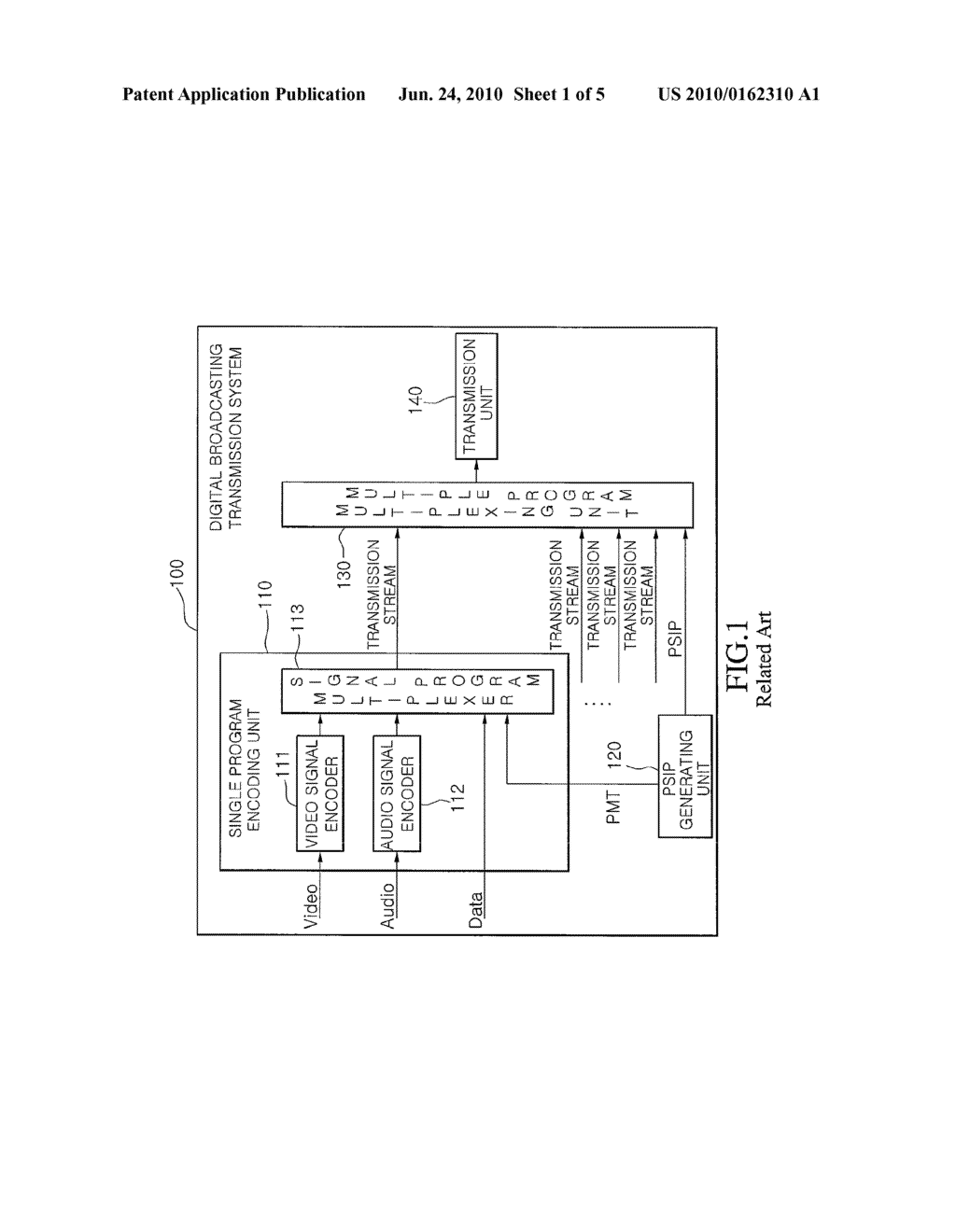 DIGITAL BROADCASTING TRANSMISSION SYSTEM - diagram, schematic, and image 02