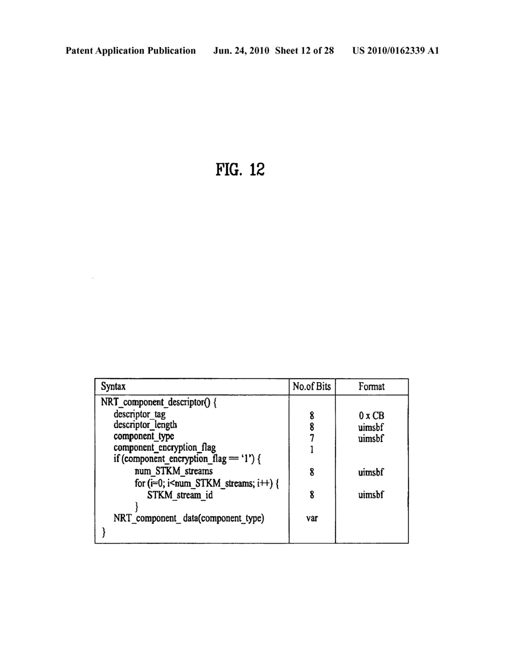 Method for processing targeting descriptor in non-real-time receiver - diagram, schematic, and image 13