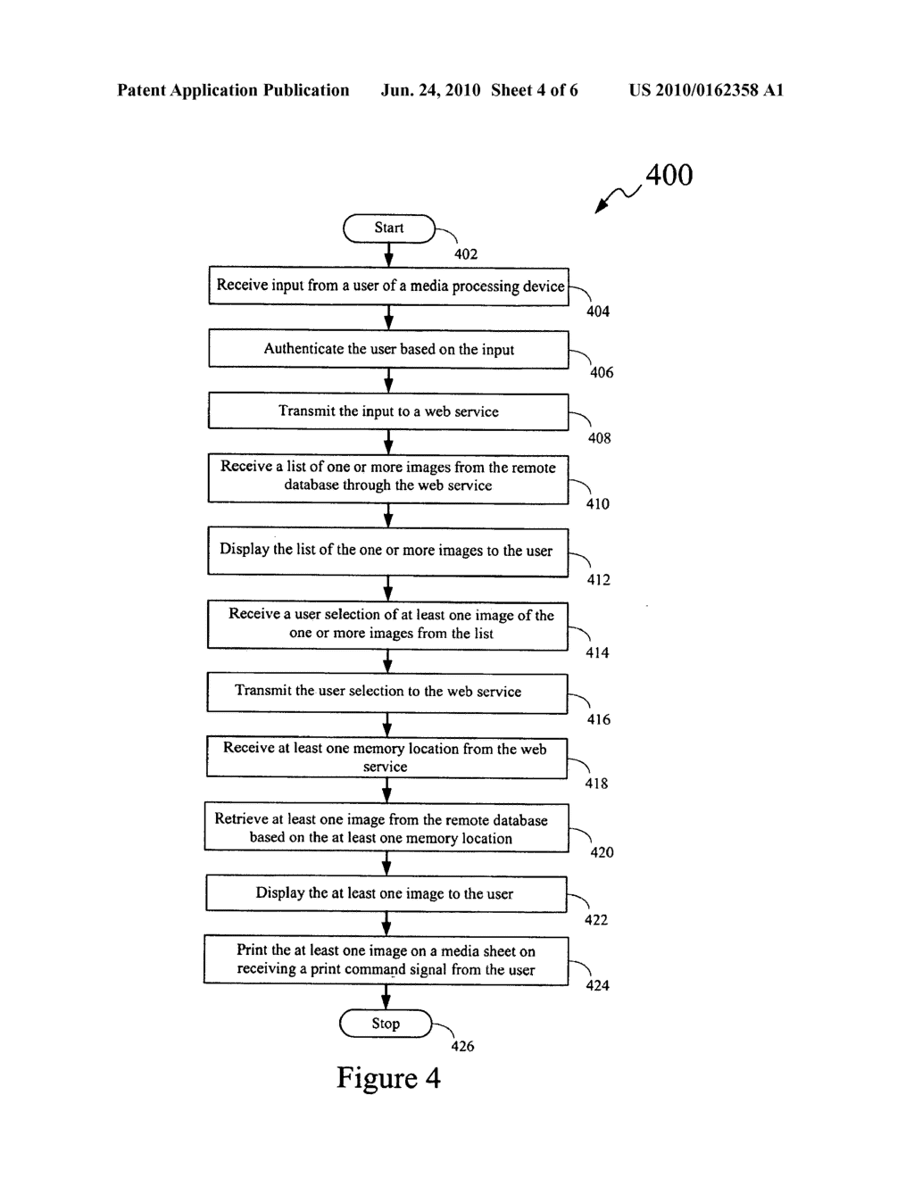Media Processing Device For Providing Access To Images In Remote Databases And Method Thereof - diagram, schematic, and image 05