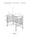 CONTINUOUSLY HEIGHT ADJUSTABLE BABY MATTRESS SUPPORT AND APPARATUS THERFOR diagram and image