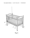 CONTINUOUSLY HEIGHT ADJUSTABLE BABY MATTRESS SUPPORT AND APPARATUS THERFOR diagram and image