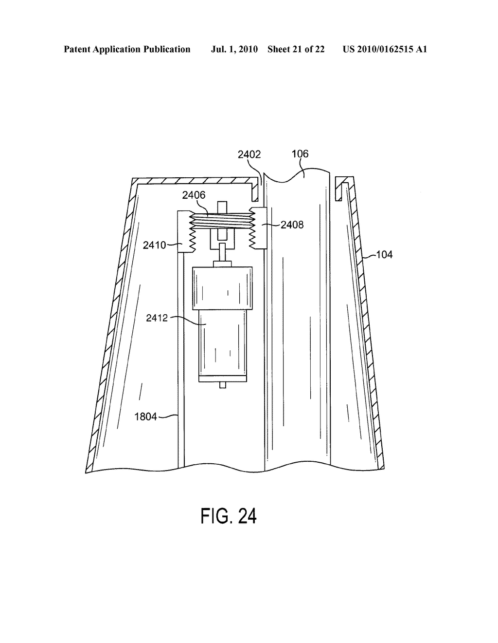 Magnetic vacuum tool mount - diagram, schematic, and image 22