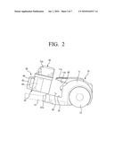 Vacuum cleaner having detachable dust separating unit diagram and image