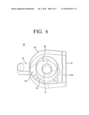 Vacuum cleaner having detachable dust separating unit diagram and image