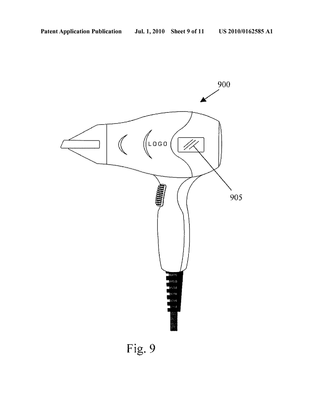 HAIR DRYER - diagram, schematic, and image 10