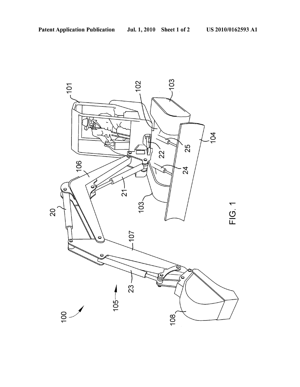 DISPLACEMENT-CONTROLLED HYDRAULIC SYSTEM FOR MULTI-FUNCTION MACHINES - diagram, schematic, and image 02