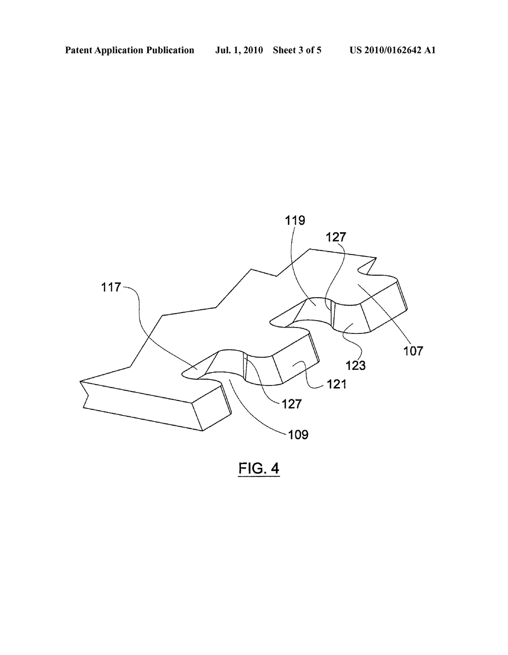 INTERLOCKING MODULAR FLOORING ASSEMBLY WITH BEVELLED CONNECTORS - diagram, schematic, and image 04